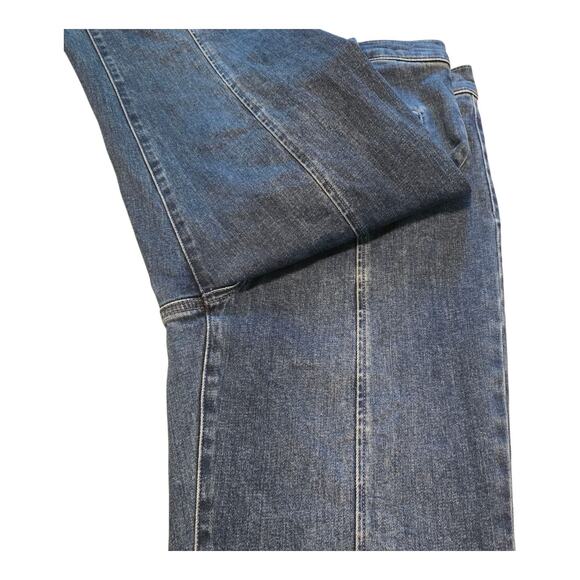 J McLaughlin Jeans Womens 4 Blue Straight Leg Mid-Rise Med Wash Classic Preppy - Picture 8 of 12